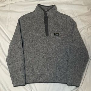 L.L. Bean Men's Charcoal Crewneck Sweater